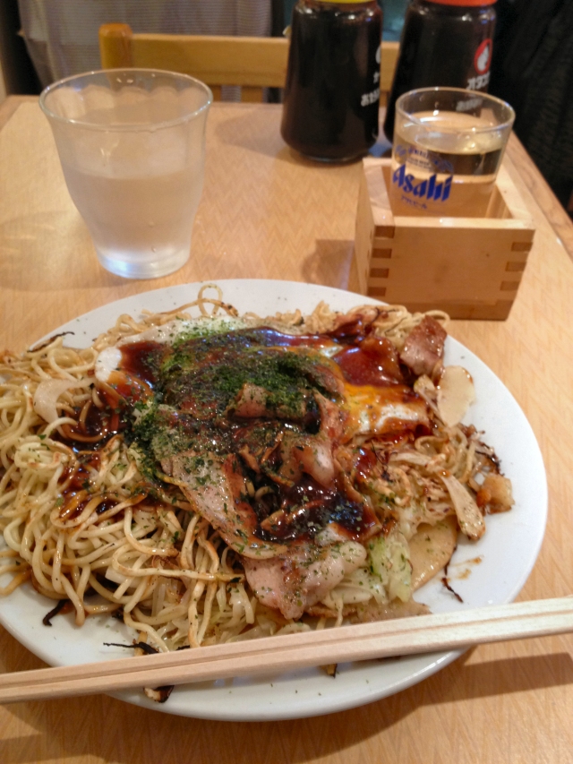 HIroshima-style okonomiyaki